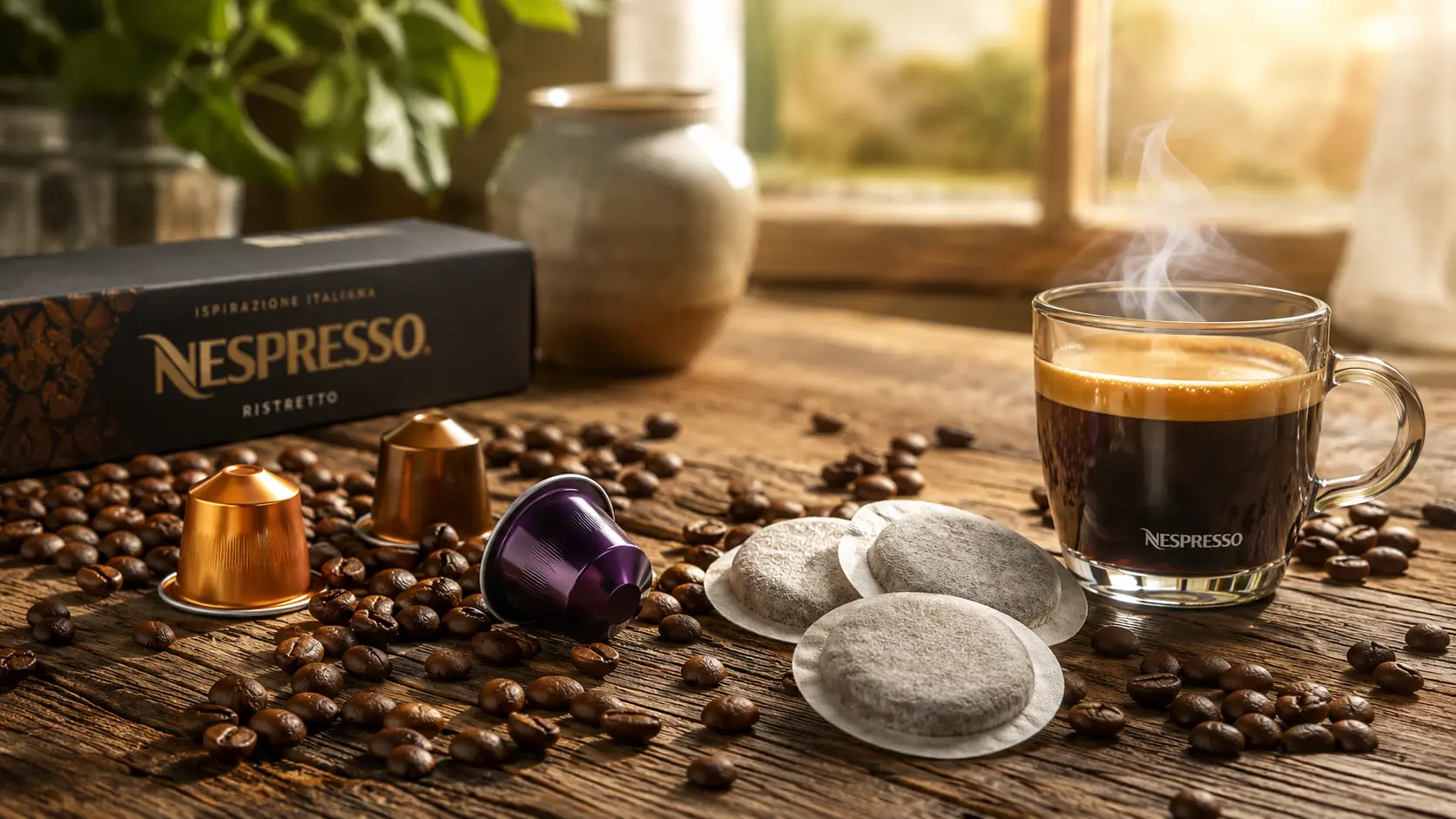 Кафе на зърна, капсули NESPRESSO и чалди Insieme KD