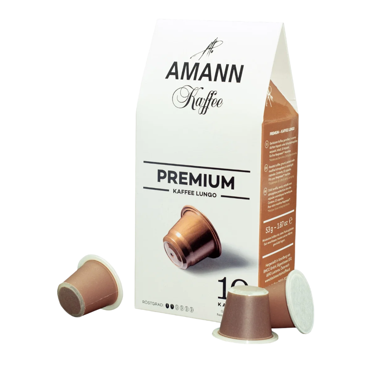 Amann Premium Kaffee Lungo капсули 10бр.